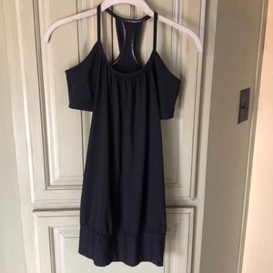 Lululemon No Limits two layer tank and bra sz 6